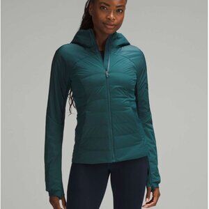 Lululemon Down for It All Jacket Storm Teal - Size 6